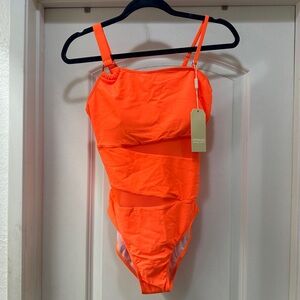 Alala Bright Orange One-Piece Swimsuit